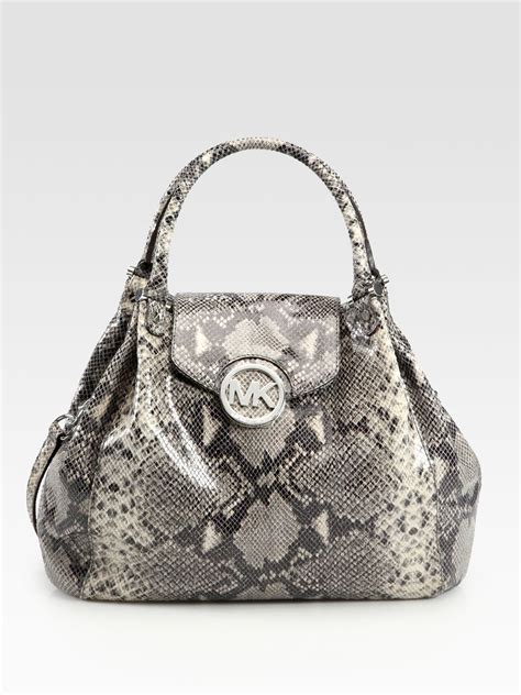 sac michael kors original|michael kors snakeskin bag.